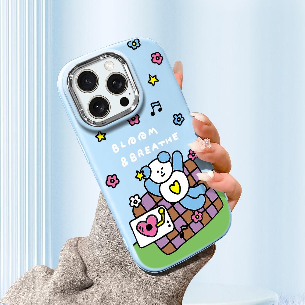 

Сплошной цвет с серебряным краем линзы, жирный корпус, мягкий жидкий силиконовый чехол из ТПУ, противоударный чехол для телефона для Huawei Honor iPhone Infinix Tecno Vivo Vivo Y15C синий