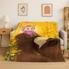 Cartoon Cute M-Masha Bear Soft Flannel Throw Blanket,Cozy Blanket for Bed,Couch,Sofa,Bedroom,Living Room,Travel,Picnic