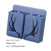 Mobile Phone Holder Mounted Creative Antlers Multi-function Wall Remote Control Storage Box Organizer