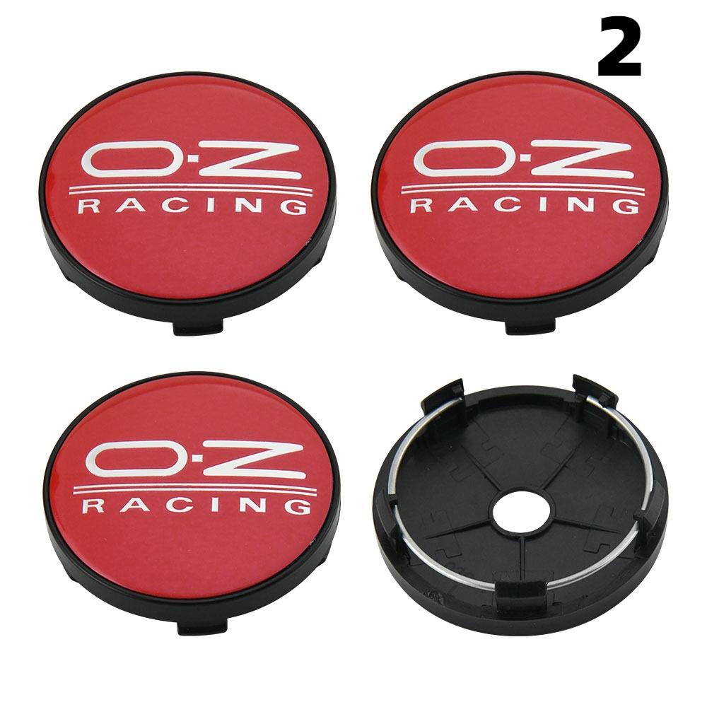 

1Set/4PCS 58MM/60MM/63MM/65MM Cap For Rims OZ Logo Wheel Center Cap Sport Car Wheel Cover Hub caps (as the picture,No.2 OD 60 ID 55)