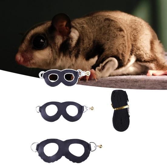 Hamster Leash Set Extended Lanyard Buckle Bells Small Chinchilla Lead Walking Running Chest Strap