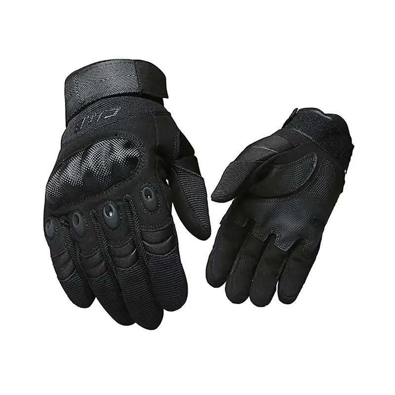 Men's Full Finger Tactical Gloves Touchscreen Compatible Hard Knuckle Protection for Airsoft Paintball Military Motorcycle