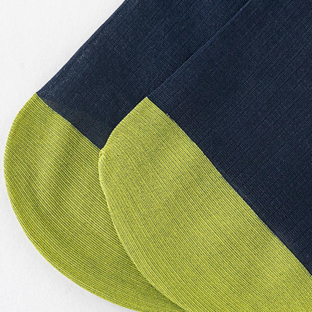 Sheer Patchwork Business Stockings Stripe Men Thin Dress Tube Socks Formal Male