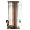 Jacquard Curtains Thickened Coffee-Colored Semi-Transparent Blackout Kitchen Curtains