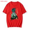 Genshin Impact Printing Tshirts Xiao Venti Print Tee Shirts Hu Tao Zhong Li Graphic T-shirt Kaedehara Kazuha Raiden Shogun Tees