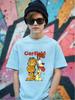Nermal Garfield Short Sleeve T Shirt Children Summer Cute Crewneck Street Ages 3-14