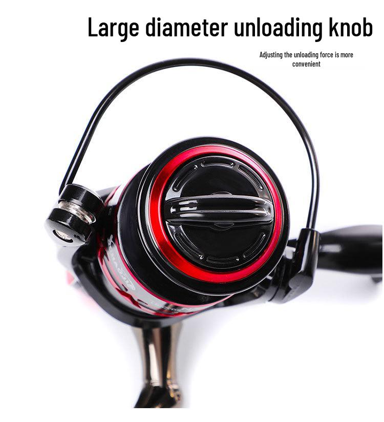 All-Metal Long Cast Spinning Reel for Lure and Sea Fishing with Rock Rod Compatibility