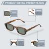 Eye Strain Relief UV400 Stylish Square UV400 Cut for Computers and Screen Light Glare Yellow [uxcell] Glasses, Shape, Lenses, Unisex, Gaming,