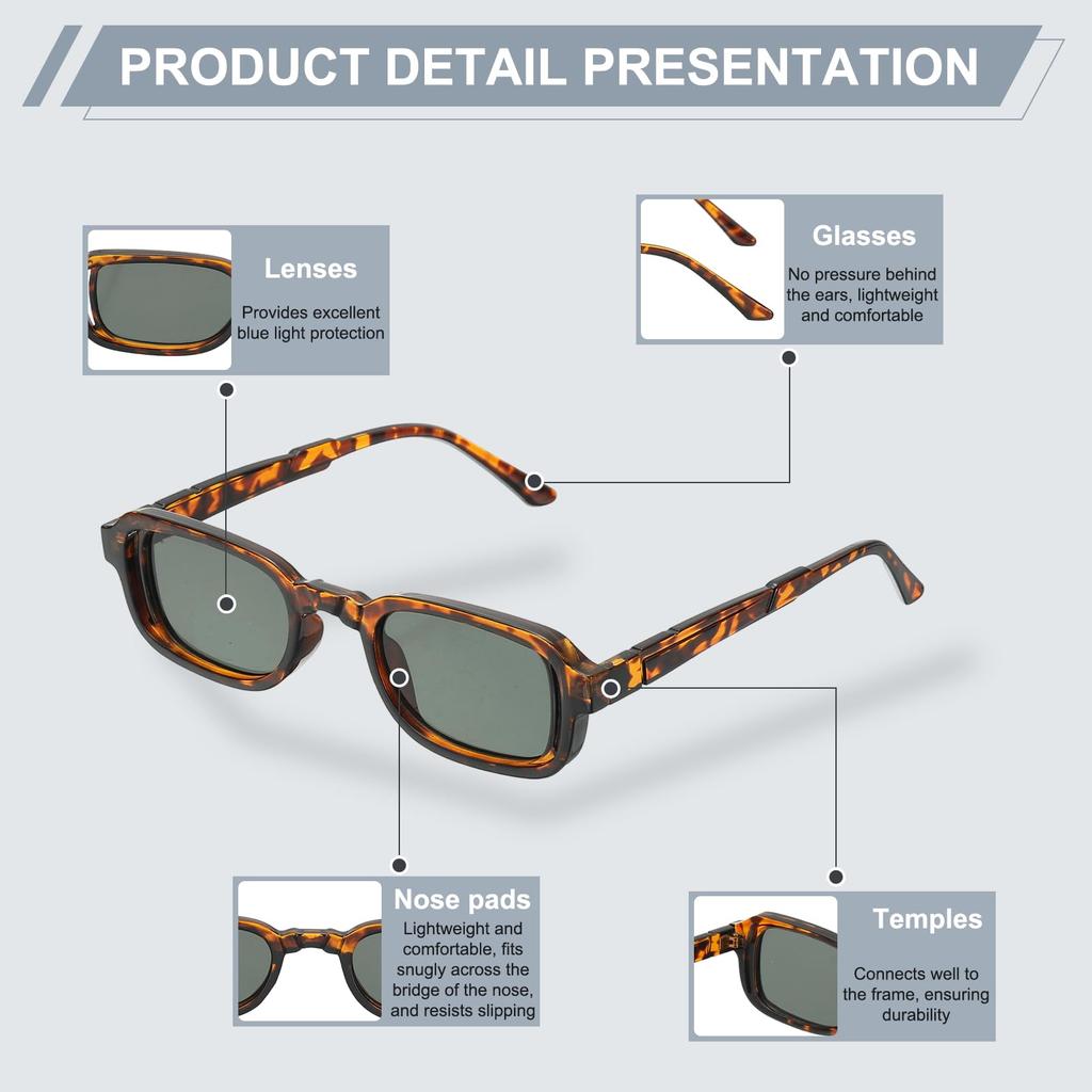 Eye Strain Relief UV400 Stylish Square UV400 Cut for Computers and Screen Light Glare Yellow [uxcell] Glasses, Shape, Lenses, Unisex, Gaming,