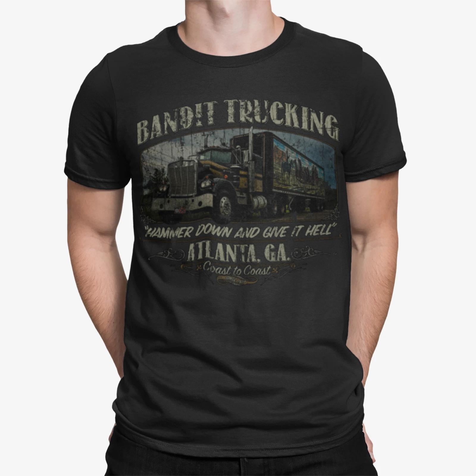 

homage 80s stag do tv show film movie t shirt for bandit trucking fans 3XL