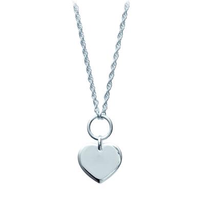 [D7348] - Silver Necklace 'Beauty of Love' Silver/silver/