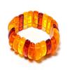 Natural Baltic Amber Gemstone Handmade 925 Sterling Silver Bracelet 7-8" ASB-3043