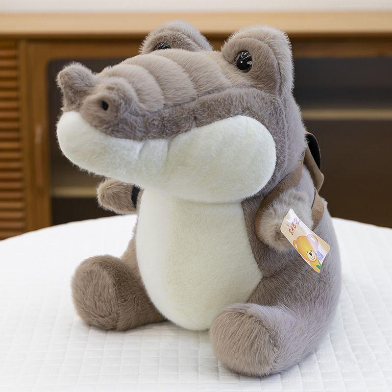 20CM New Crocodile Plush Toy Kawaii DIY Backpack Super Soft Little Crocodile Doll As A Birthday And Christmas Gift For Children