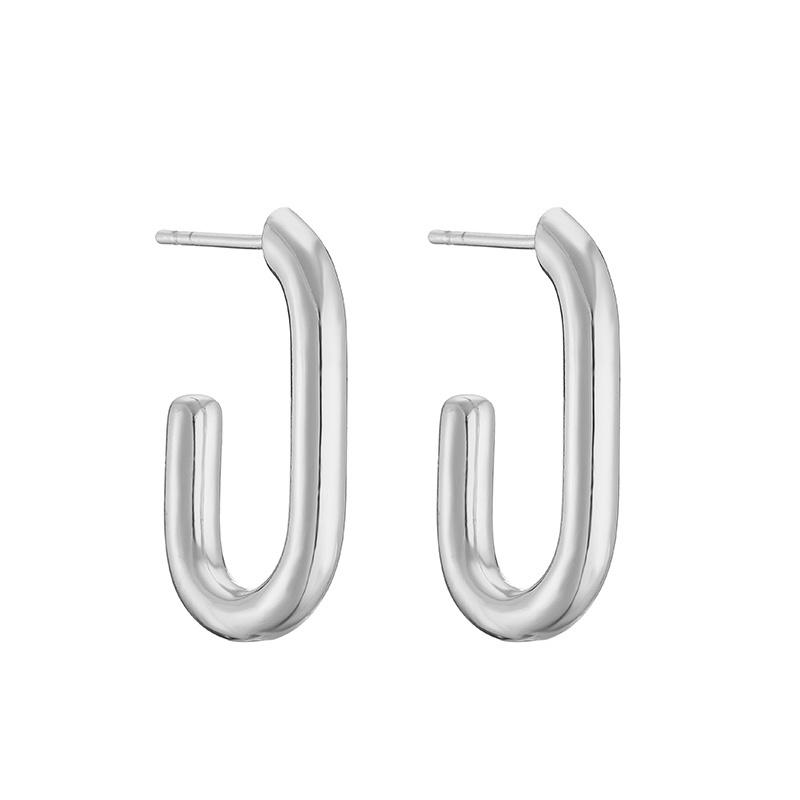 HECHENG,Vintage Chunky Earrings for Women Brass Twist Geometric Lightweight Hoops wholesale