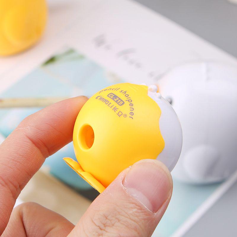 Cute Kawaii Chick Animal Style Pencil Sharpener Hand Mechanical Cutting Tools Stationery