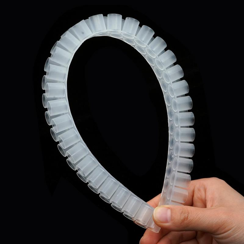 50pcs Plastic Royal Jelly Storage Strip Queen Rearing System Frame Bee Larva Cup for Bee Breeding Equipment Beekeeping Tools