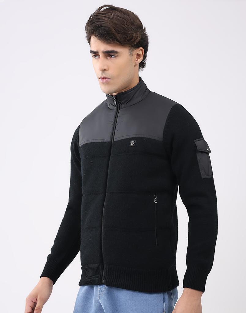 Monte Carlo Men's T Neck Full Sleeve Jacket
