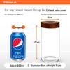Glass Sealed Storage Jar with Vent Valve Lid