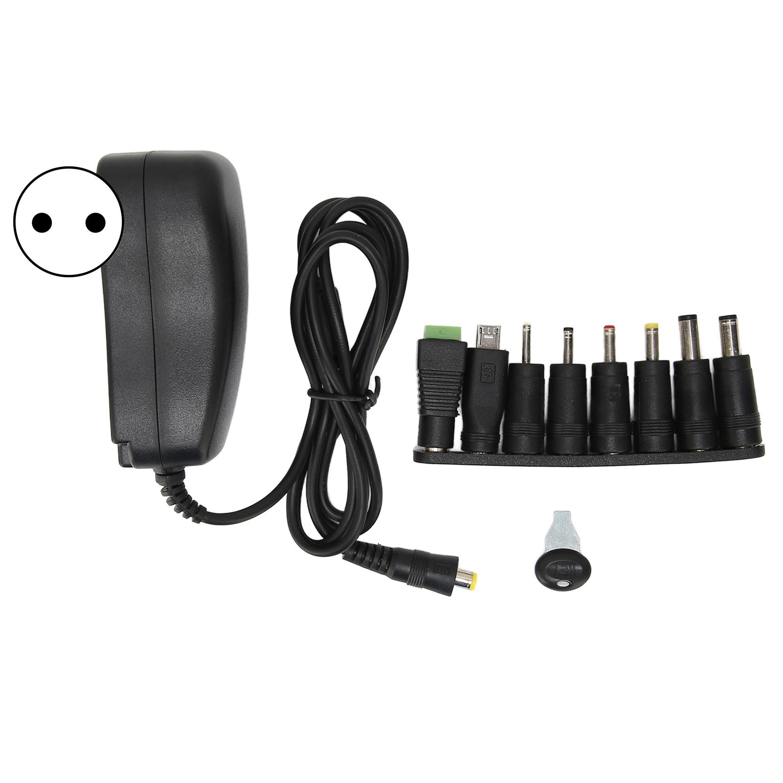 

Multifunctional 30W Universal Power Adapter with USB Port Voltage Adjustable Power Adapter EU Plug