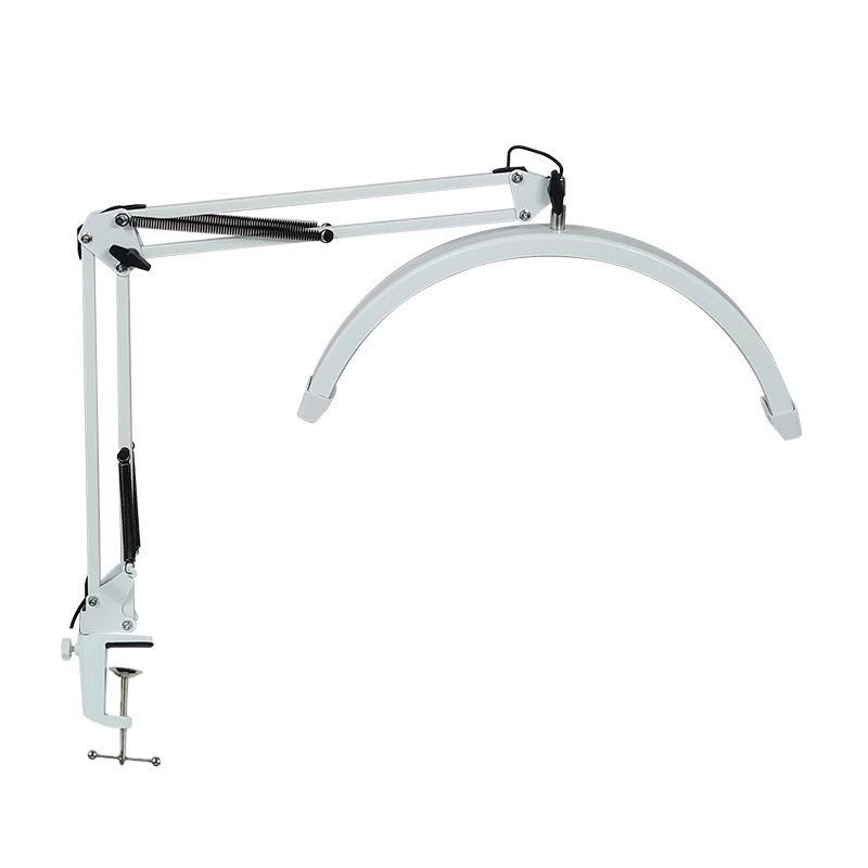 16" Half-Moon U-Shaped LED Clip-On Stand: Eye Protection & Permanent Makeup Fill Light.