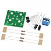DIY Elektronikbausatz 5mm LED Blinklicht Schaltung Einfacher LED Blinker Flip Flop Suite Schweißübungsbauteile DC 3-9V