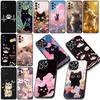 Cartoon Kitten Cat Wallpaper Phone Cover for Xiaomi Redmi Note 12 11 10 A3 Pro 10A 10C 12C Note12 5G Protective Case
