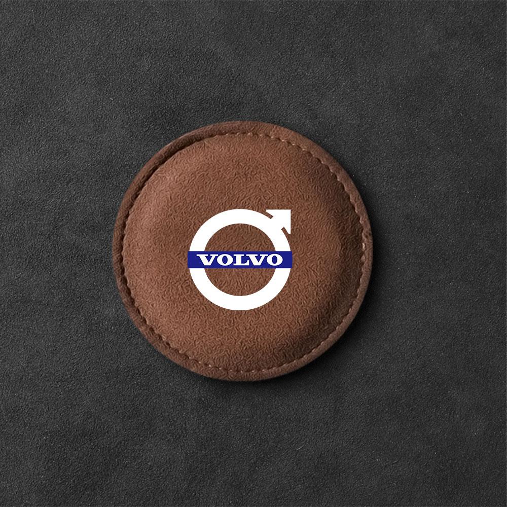 

1/2pcs Car Styling Coasters Anti-slip Pad Water Cup Holder Mat For Volvo XC60 V60 S60 V40 S40 S80 C30 XC40 XC90 RDESIGN V90 C30