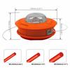 Universal M10 Aluminium Nylon Bürstenmäher Bump Spool Rasentrimmer 2 Linien Cutter Kopf Faden Linie String Saw Strimmer Garten