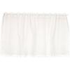 Arie White Cafe 125cm Wide X 45cm Beaded Fairy Design Curtain, Long,