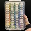 Large Capacity Fuse Beads Organizer 60 Small Boxes Clip Closure Bean Storage Box Multi-Functional 221 Color Labels