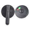 Nylon Plastic Door Lock with Rotating Handle for Toilets and Showers Vacant and Engaged Indicator for Public Spaces