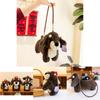 Adorable Dachshund Dog Plush Backpack Toy Perfect For Girls Sleeping Pillow And Comfort Doll