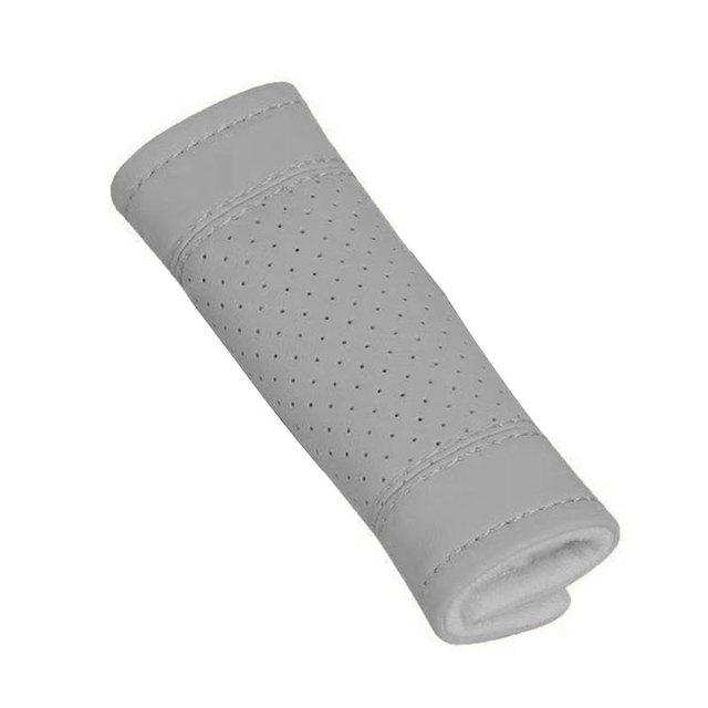 

Кожаная крышка для внутренней ручки двери автомобиля, защитный чехол для авто, перчатки для авто, декор для крыши, нескользящие чехлы, аксессуары для салона автомобиля