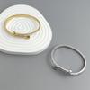 New Nail Zircon Stainless Steel Bracelet, High Quality Waterproof Couple Bracelet, Wife Gift
