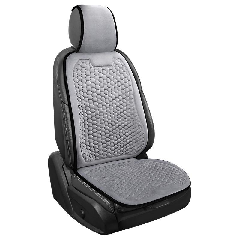 Plush Winter Car Seat Cushion – Universal Warm Cover for Sedans, Office, and Home Use.