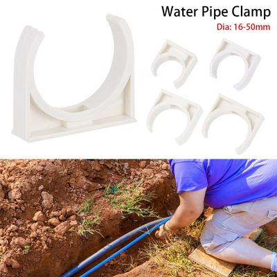 10Pcs Garden Irrigation Pipe Clamp Watering Adapter Fixed Snap Fittings Water Tube Holder Aquarium Fish Tank 16/20/25/32/40/50mm