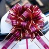 Festive Butterfly Pull Flowers for Weddings: Car Door Handle and Stair Handrail Decorations for Bridal Welcome.