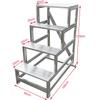 Jundingying Aluminum Alloy Mobile Step Ladder