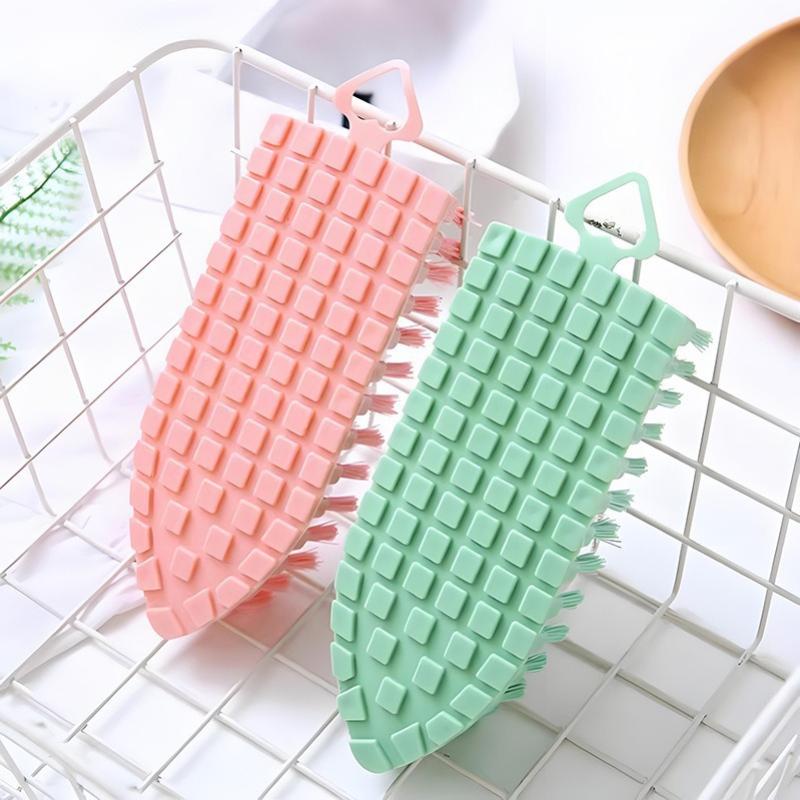 Multifunctional Flexible Cleaning Brush Household Kitchen Stove Cleaning Brush Bathtub Tile Scrubbing Clothes Brush Home Tool