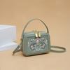 Crossbody Bag with High-end Design, Chinese Embroidery Handbag, Fashionable and Versatile Single Shoulder Small Square Bag