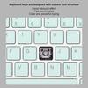 Klavye Mouse 78 Keys Portable Wireless Mini Bluetooth Keyboard and Mouse Combo for iPad MatePad Tablet