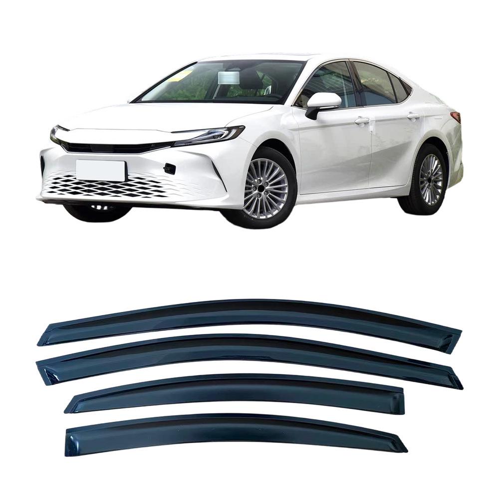 Toyota Camry 2024-2025 Дефлекторы боковых окон (ветровики) - Утолщенные литые козырьки