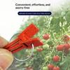 50/100Pcs Plant Grafting Clips Plastic Spring Support Clamp Reusable Fixing Clip For Vegetable Seedling Garden Cultivation