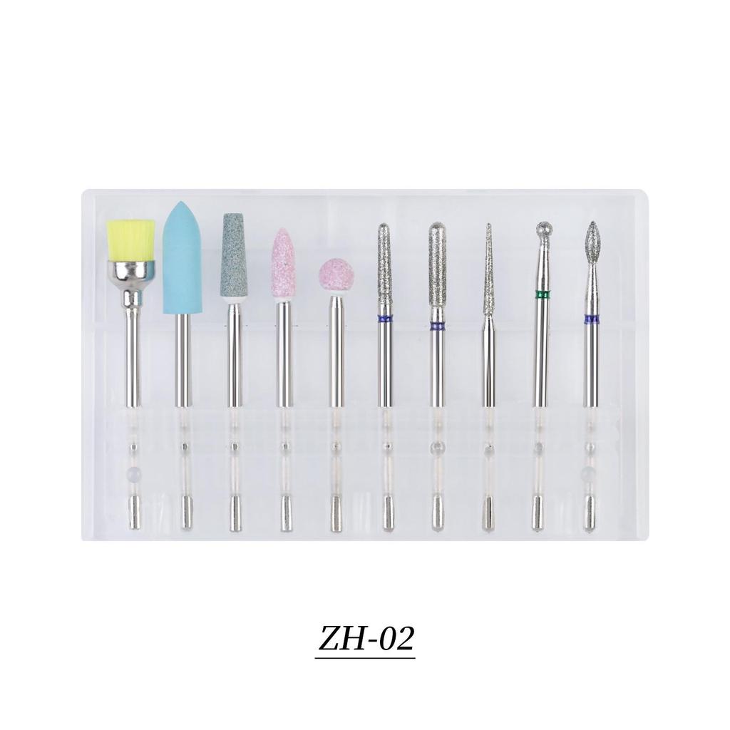 Iridescent Tungsten Steel Nail Polishing & Dead Skin Removal Set