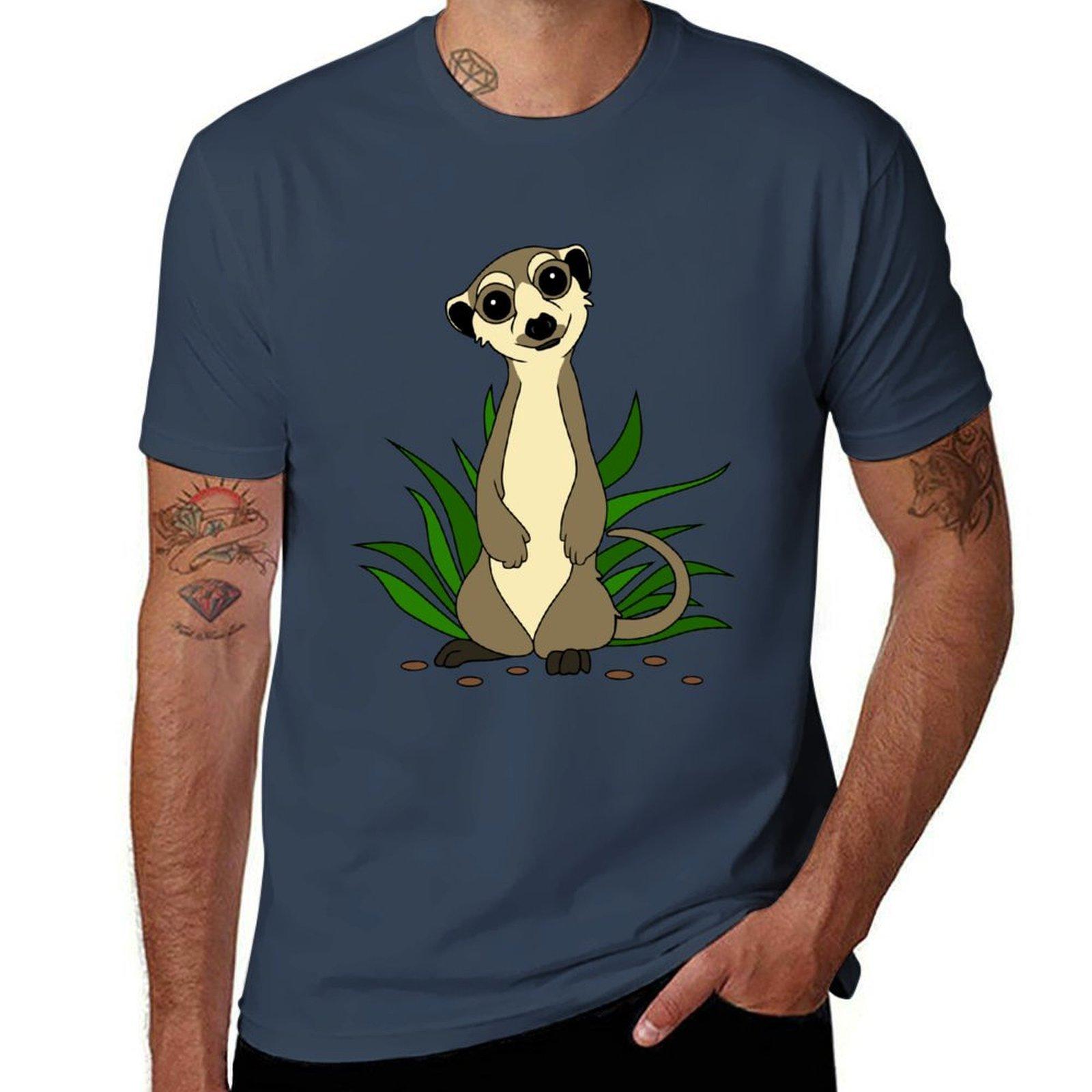 Meerkat T-Shirt t shirts for man graphic vintage t shirts with prints T-Shirt S