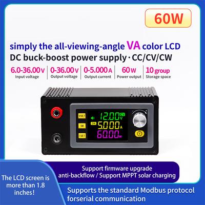60W /120W Adjustable DC6-36V TO 0-36V Voltage Regulator CV CC Step Down Module Board Power Supply