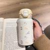 Winter New Cute Simple Cat Thermos Cup 111 Stainless Steel Thermal Insulation Cold Student Portable Cup