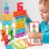 Wooden Digital Building Blocks Creative Puzzle Stacking Toys Montessori Educational Toys for Kids Preschool Learning Activities