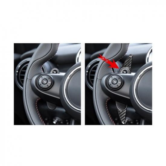 Carbon Fiber Steering Wheel Shift Paddle Shifter For Mini Cooper F54 F55 F56 F60