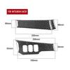 Carbon Fiber Interior Driver Side Dashboard Cover Trim For Mitsubishi Lancer